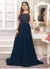 Faux Georgette Embroidered Work Readymade Designer Gown - 2