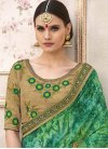 Silk Embroidered Work Contemporary Style Saree - 1