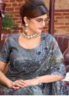 Digital Print Work Fancy Fabric Traditional Designer Saree For Bridal - 2