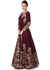 Embroidered Work Gown - 2