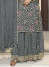 Prachi Desai Chinon Designer Palazzo Salwar Suit - 2