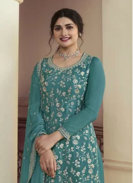 Prachi Desai Designer Palazzo Salwar Suit