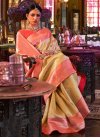 Kanjivaram Silk Designer Contemporary Style Saree For Festival - 1