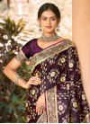 Satin Silk Designer Traditional Saree For Festival - 2