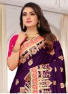Buy Satin Silk Designer Contemporary Saree Online - 1