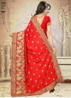 Engrossing Embroidered Work Trendy Classic Saree - 1