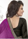 Embroidered Work Lycra Trendy Saree For Festival - 2