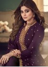 Shamita Shetty Faux Georgette Trendy Anarkali Salwar Kameez - 1