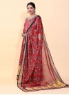 Chanderi Silk Beads Work Readymade Classic Gown - 2