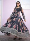 Faux Georgette Floor Length Gown For Festival - 3