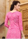 Cotton Hot Pink and Off White Embroidered Work Trendy Churidar Salwar Suit - 1