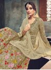 Embroidered Work Net Long Length Anarkali Salwar Suit - 2