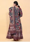 Chanderi Silk Readymade Floor Length Gown For Festival - 1