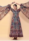Chanderi Silk Readymade Floor Length Gown For Festival - 2