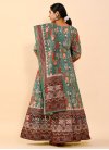Chanderi Silk Beads Work Readymade Long Length Gown - 1