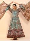 Chanderi Silk Beads Work Readymade Long Length Gown - 3