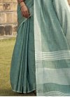 Linen Designer Contemporary Saree For Ceremonial - 1