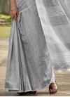 Linen Designer Contemporary Style Saree - 2