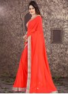Faux Georgette Traditional Saree - 1