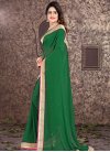 Faux Georgette Traditional Saree For Casual - 1