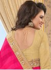 Beads Work Faux Chiffon Contemporary Saree For Festival - 2