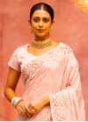 Diamond Work Trendy Designer Saree For Bridal - 1