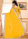 Lace Work  Contemporary Style Saree - 2