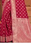 Silk Blend Designer Traditional Saree For Ceremonial - 2