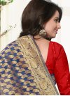 Prodigious  Resham Work Banarasi Silk Gold and Maroon Traditional Saree For Ceremonial - 1