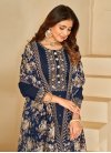 Embroidered Work Pant Style Straight Salwar Kameez For Ceremonial - 2