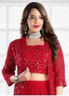 Embroidered Work Faux Georgette Palazzo Designer Salwar Suit - 1