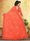 Genius Faux Georgette Embroidered Work Traditional Saree - 2