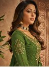 Brasso Embroidered Work Palazzo Salwar Suit - 1