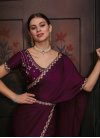 Satin Georgette Designer Contemporary Style Saree For Party - 2