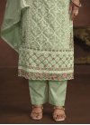 Organza Pant Style Designer Salwar Suit - 1