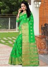 Nice Banarasi Silk Thread Work Trendy Classic Saree - 2