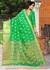Nice Banarasi Silk Thread Work Trendy Classic Saree - 1