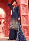 Digital Print Work Palazzo Style Pakistani Salwar Suit - 1
