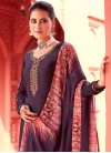 Crepe Silk Palazzo Style Pakistani Salwar Suit For Ceremonial - 2