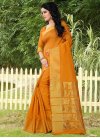 Specialised Thread Work  Banarasi Silk Contemporary Style Saree - 2