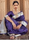 Woven Work Banarasi Silk Designer Contemporary Saree For Ceremonial - 1