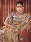 Silk Blend Designer Contemporary Style Saree - 1