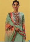 Ethnic Digital Print Work Pant Style Pakistani Suit - 2
