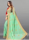 Faux Georgette Embroidered Work Trendy Classic Saree - 2