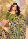 Georgette Trendy Classic Saree For Casual - 1