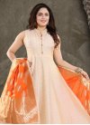 Chanderi Silk Readymade Designer Gown - 1