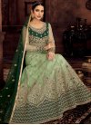 Green and Mint Green Floor Length Anarkali Suit For Festival - 2