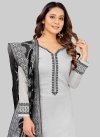 Embroidered Work Designer Pant Style Suit - 2