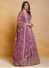 Faux Georgette Readymade Classic Gown For Party - 2