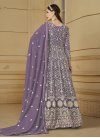 Georgette Floor Length Anarkali Salwar Suit For Ceremonial - 1